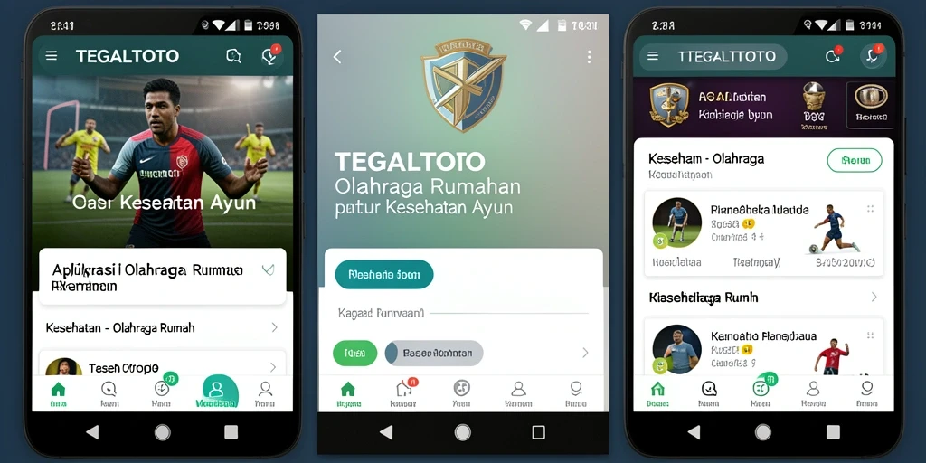 Antarmuka TEGALTOTO yang sederhana untuk latihan rumah.